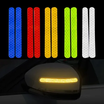 2 Pieces Car Reflective Strip Anti-collision Warning Tape Car-styling Car Rearview Mirror Stickers Safety Warning Mark
2 Pieces Car Reflective Strip Anti-collision Warning Tape Car-styling Car Rearview Mirror Stickers Safety Warning Mark