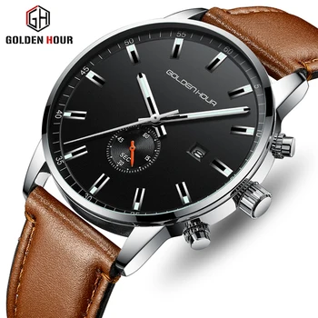 Men Watch GOLDENHOUR Top Brand Luxury Business Quartz Watches Mens Fashion Sport Leather Waterproof Wristwatch Relogio Masculino
Men Watch GOLDENHOUR Top Brand Luxury Business Quartz Watches Mens Fashion Sport Leather Waterproof Wristwatch Relogio Masculino