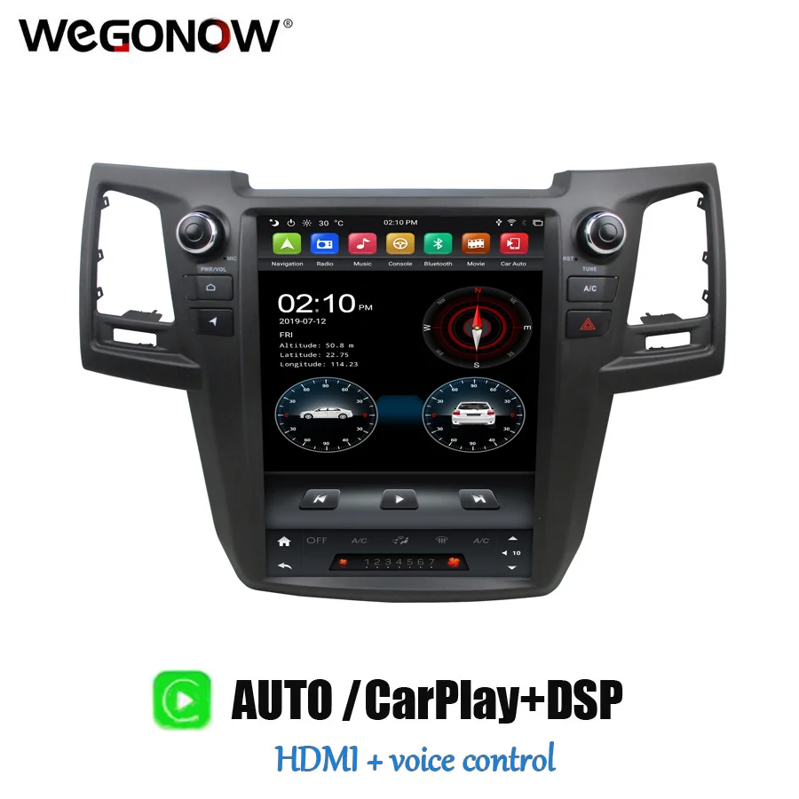 DSP PX6 IPS Carplay Голосовое управление Tesla12.1 "Android 9 0 4 Гб ОЗУ 64 Авто радио мультимедиа