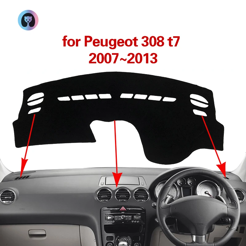 for Peugeot 308 T7 2007~2013 Anti-Slip Mat Dashboard Cover Pad Flannel Sunshade Dashmat Carpet Car Accessories 2008 2009 2010
for Peugeot 308 T7 2007~2013 Anti-Slip Mat Dashboard Cover Pad Flannel Sunshade Dashmat Carpet Car Accessories 2008 2009 2010