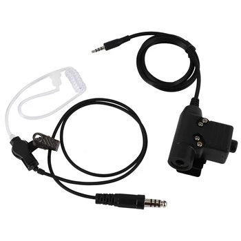 Covert Acoustic Tube NATO Plug Earpiece Headset U94 PTT Mic for Samsung Huawei Xiaomi Earphone 
Covert Acoustic Tube NATO Plug Earpiece Headset U94 PTT Mic for Samsung Huawei Xiaomi Earphone