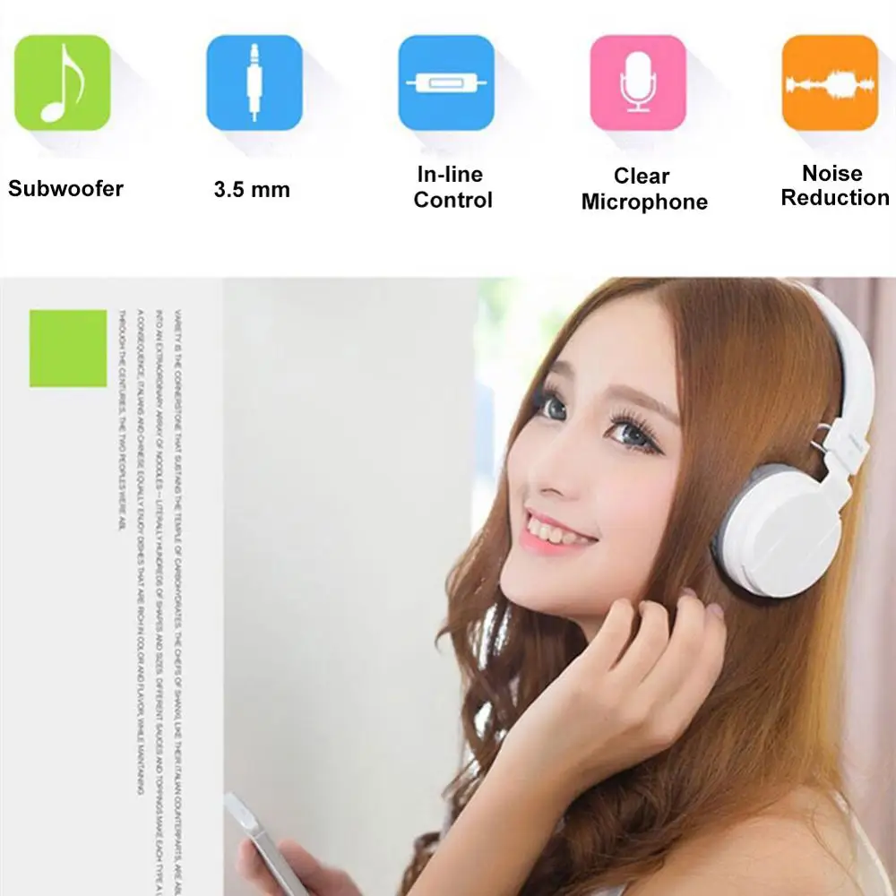 Head-Mounted Earphones Gaming Headset with In-line Mic Noise Cancelling Foldable Adjustable 3.5mm Headset for PC, PS4, XBOX One
Head-Mounted Earphones Gaming Headset with In-line Mic Noise Cancelling Foldable Adjustable 3.5mm Headset for PC, PS4, XBOX One