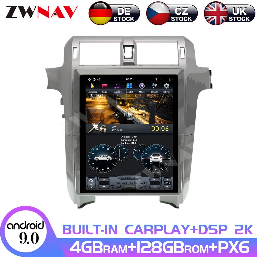 Carplay DSP Android 9 128G PX6 Vertical Tesla Radio Car Multimedia Player Stereo GPS Navigation For Lexus GX400 GX460 2010-2016
Carplay DSP Android 9 128G PX6 Vertical Tesla Radio Car Multimedia Player Stereo GPS Navigation For Lexus GX400 GX460 2010-2016