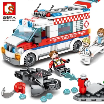 SEMBO 238PCS+ Ambulance Car Assembled Building Blocks Set Mini Street View Vehicle Model Bricks for Kids Creative Toys
SEMBO 238PCS+ Ambulance Car Assembled Building Blocks Set Mini Street View Vehicle Model Bricks for Kids Creative Toys