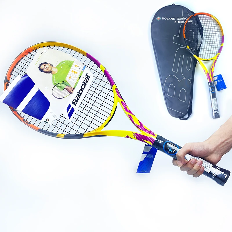 Фото Новейшая Профессиональная теннисная ракетка из углеродного волокна