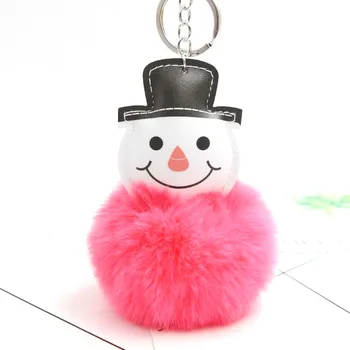 Fluffy Faux Fur Pompom Snowman Leather Keychains For Women Key Rings Car Key Pendant Keyholder Bag Charm Christmas Accessories
Fluffy Faux Fur Pompom Snowman Leather Keychains For Women Key Rings Car Key Pendant Keyholder Bag Charm Christmas Accessories