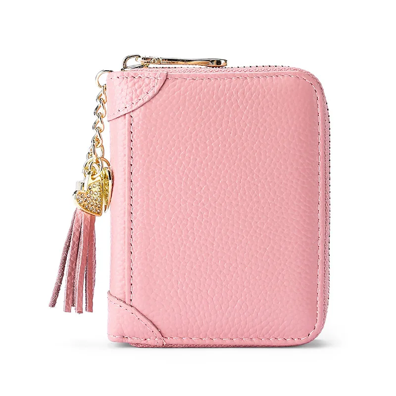 Rfid Blocking Anti-theft Design Women Wallet Card Bag Femme Zipper Wallet Multi-Card Slot Large capacity Tassel Genuine Leather
Rfid Blocking Anti-theft Design Women Wallet Card Bag Femme Zipper Wallet Multi-Card Slot Large capacity Tassel Genuine Leather
