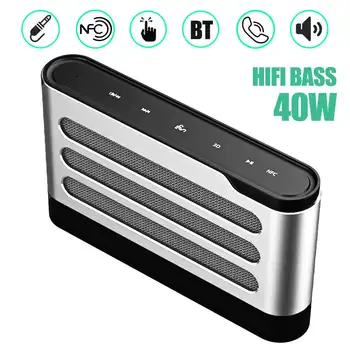 40W 4000mAh Wireless bluetooth Speaker LED Touch Control AUX NFC Connection Stereo Speaker with Mic for Mobile Phone
40W 4000mAh Wireless bluetooth Speaker LED Touch Control AUX NFC Connection Stereo Speaker with Mic for Mobile Phone