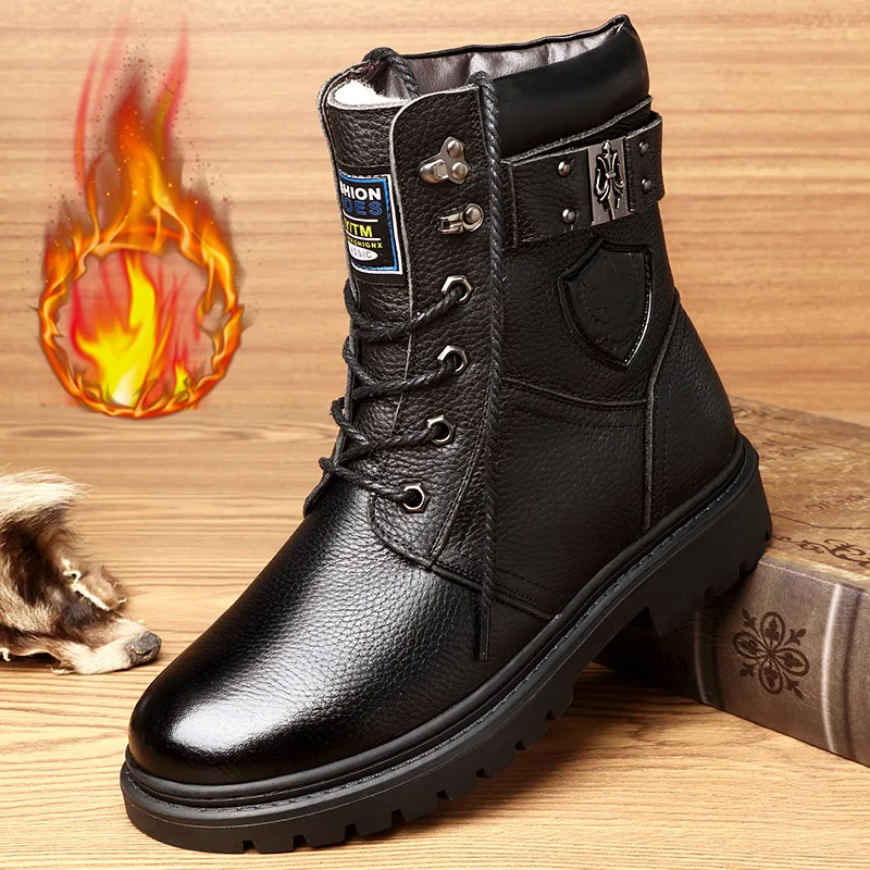 Lang ke Martin Boots Men's Winter New Style MEN'S Shoes Trend England Full-grain Leather Hight-top England Casual Lace-up Men's
Lang ke Martin Boots Men's Winter New Style MEN'S Shoes Trend England Full-grain Leather Hight-top England Casual Lace-up Men's