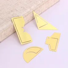 Simple And Creative Metal Geometry Bookmark Pendant Book Clip Pagination Mark Student Gift Stationery School Office Supplies
Simple And Creative Metal Geometry Bookmark Pendant Book Clip Pagination Mark Student Gift Stationery School Office Supplies