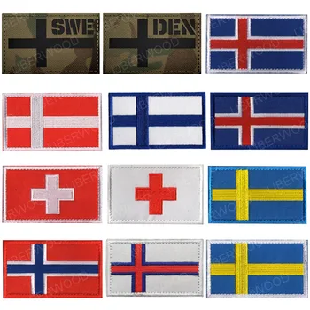 Finland Finnish Iceland Sweden Denmark Norway Switzerland Flag Patch Army Tactical Military Reflective SWE DEN Badge Applique
Finland Finnish Iceland Sweden Denmark Norway Switzerland Flag Patch Army Tactical Military Reflective SWE DEN Badge Applique
