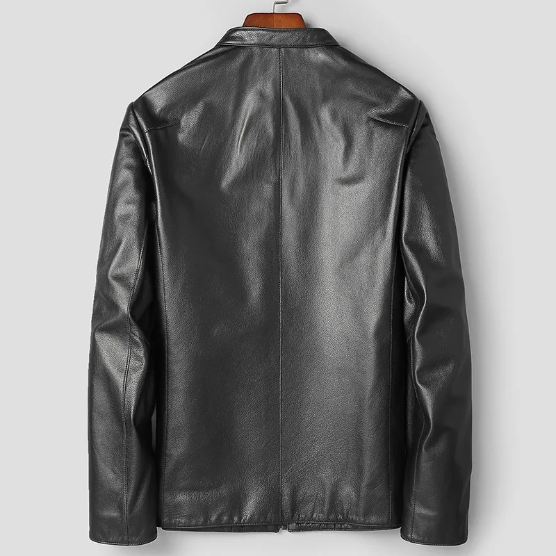 Genuine Leather Jacket Men Spring Autumn Real Cow Leather Coat Leather Jacket Blouson Cuir Homme 81T999 YY287
Genuine Leather Jacket Men Spring Autumn Real Cow Leather Coat Leather Jacket Blouson Cuir Homme 81T999 YY287
