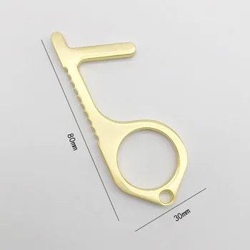 2Pcs Portable Press Elevator Tool Hygiene Hand Antimicrobial Alloy EDC Door Opener Door Handle Key Metal Portable Door Opener
2Pcs Portable Press Elevator Tool Hygiene Hand Antimicrobial Alloy EDC Door Opener Door Handle Key Metal Portable Door Opener