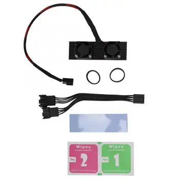 M.2 2280 SSD Hard Drive Aluminum Heat Sink with 2 Fans Thermal Silicone Pad for Desktops New
M.2 2280 SSD Hard Drive Aluminum Heat Sink with 2 Fans Thermal Silicone Pad for Desktops New