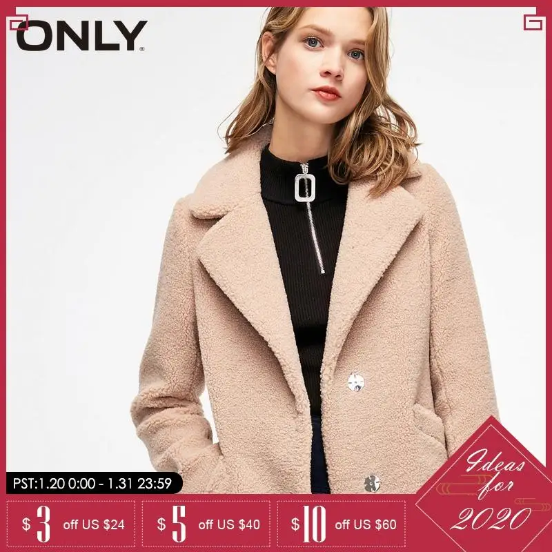 ONLY autumn and winter Berber Fleece Concealed Button Long Teddy Bear Coat |1184PU504
ONLY autumn and winter Berber Fleece Concealed Button Long Teddy Bear Coat |1184PU504