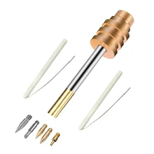 510 Interface Soldering Iron Tip USB Wireless Soldering Iron Tip Welding Tool 15W Cutter Head Horseshoe Shape
510 Interface Soldering Iron Tip USB Wireless Soldering Iron Tip Welding Tool 15W Cutter Head Horseshoe Shape