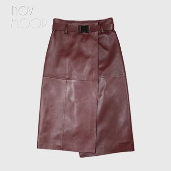 Novmoop 2020 designer style genuine leather sheepskin asymmetrical hem women skirt Jupe en cuir LT3243
Novmoop 2020 designer style genuine leather sheepskin asymmetrical hem women skirt Jupe en cuir LT3243