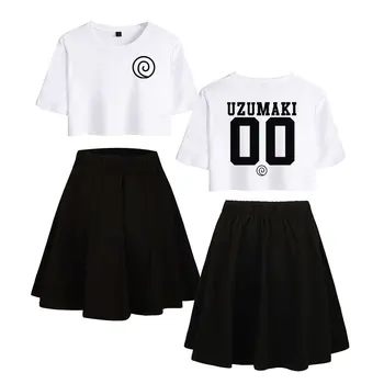 Naruto Women Set Uzumaki Uchiha Hatake Dress Two Piece Set Casual Summer Crop Top+Skirt Hot Sale 2020 Trendy Streetwear Clothes
Naruto Women Set Uzumaki Uchiha Hatake Dress Two Piece Set Casual Summer Crop Top+Skirt Hot Sale 2020 Trendy Streetwear Clothes