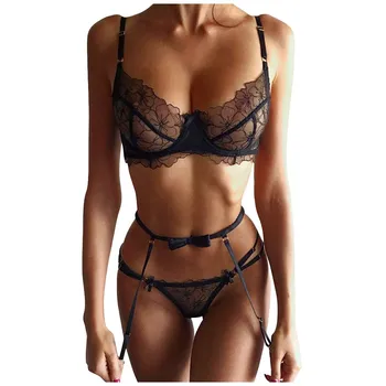 Lace Sexy Bandage Hollow Out Underwear Set Women Lingerie 2 Piece Set Bra Thong 2020 Fashion Female Bra and Panty Sets
Lace Sexy Bandage Hollow Out Underwear Set Women Lingerie 2 Piece Set Bra Thong 2020 Fashion Female Bra and Panty Sets