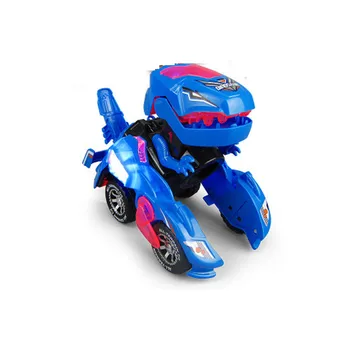 Novelty Electric Deformation Dinosaur Chariot Deformed Dinosaur Light Sound Racing Car Toy Puzzle Game Gift for Boys and Girls 
Novelty Electric Deformation Dinosaur Chariot Deformed Dinosaur Light Sound Racing Car Toy Puzzle Game Gift for Boys and Girls