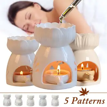 NEW Ceramic Candle Holder Oil Incense Burner Essential Aromatherapy Oil Burner Lamps Porcelain Home Living Room
NEW Ceramic Candle Holder Oil Incense Burner Essential Aromatherapy Oil Burner Lamps Porcelain Home Living Room