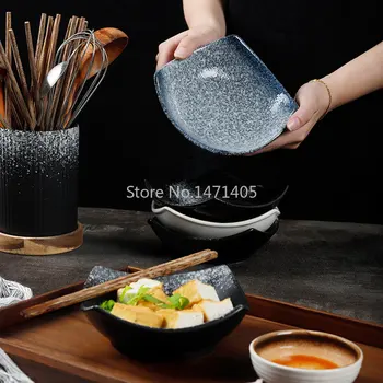 Creative Japanese Irregular Plate Dishes Ceramic Rice Plate Commercial Restaurant Tableware Dessert Plate Salad Bowl Snack Plate
Creative Japanese Irregular Plate Dishes Ceramic Rice Plate Commercial Restaurant Tableware Dessert Plate Salad Bowl Snack Plate