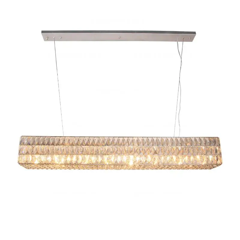 Large rectangular crystal pendant light 15 light long hanging drop lights square clear crystal pendant light fittings for villa
Large rectangular crystal pendant light 15 light long hanging drop lights square clear crystal pendant light fittings for villa