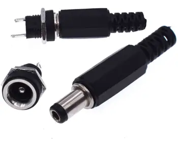 10PCS DC Power Connector pin 2.1x5.5mm Female Plug Jack + Male Plug Jack Socket Adapter PCB Mount DIY Adapter Connector 2.1X5.5
10PCS DC Power Connector pin 2.1x5.5mm Female Plug Jack + Male Plug Jack Socket Adapter PCB Mount DIY Adapter Connector 2.1X5.5