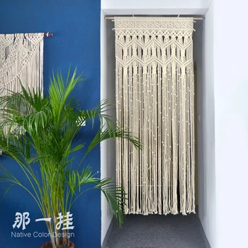 Customized Door Curtains Handmade Tapestry Curtain Cotton Thread Weaved Curtain for Kitchen Decoration Modern Curtain for Window
Customized Door Curtains Handmade Tapestry Curtain Cotton Thread Weaved Curtain for Kitchen Decoration Modern Curtain for Window
