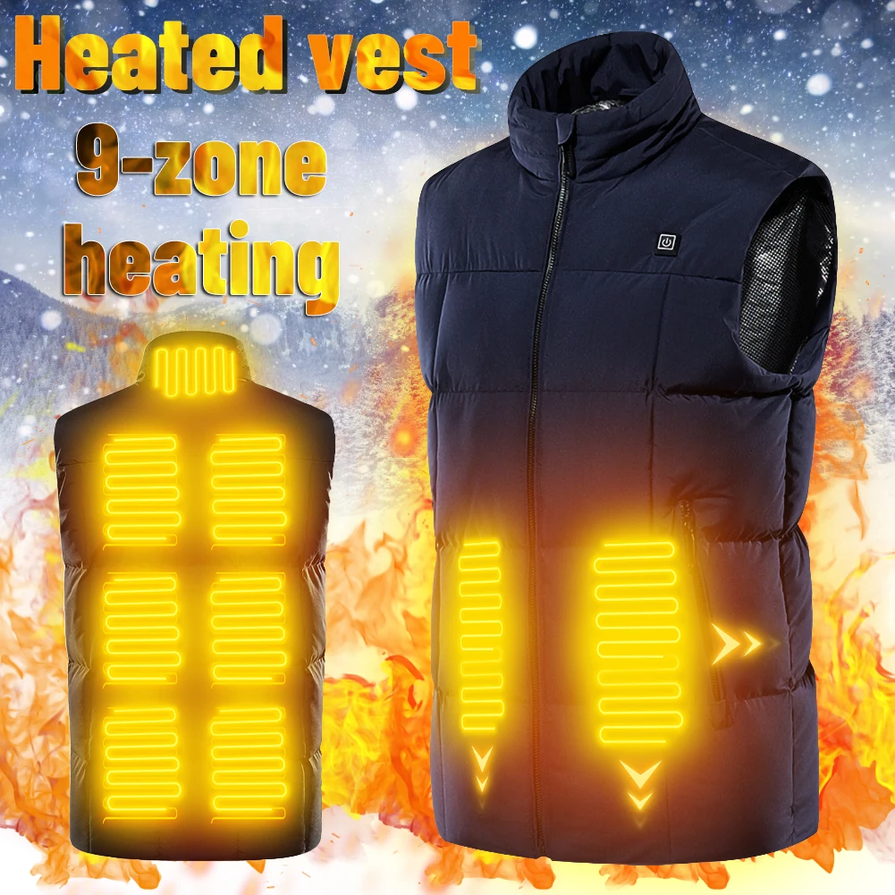 Men'S Outdoor USB Infrared Heating Vest Jacket Winter Electric Heating Warm Clothing Sports Vest
Men'S Outdoor USB Infrared Heating Vest Jacket Winter Electric Heating Warm Clothing Sports Vest