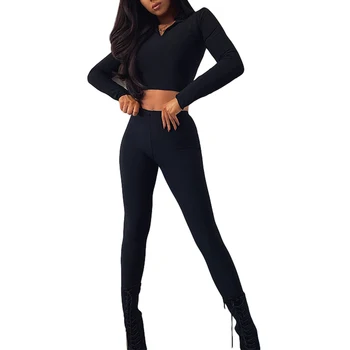 2 Pcs Women Solid Color Outfits Autumn Adults Sexy Long Sleeve Hooded Crop Tops Pencil Pants
2 Pcs Women Solid Color Outfits Autumn Adults Sexy Long Sleeve Hooded Crop Tops Pencil Pants