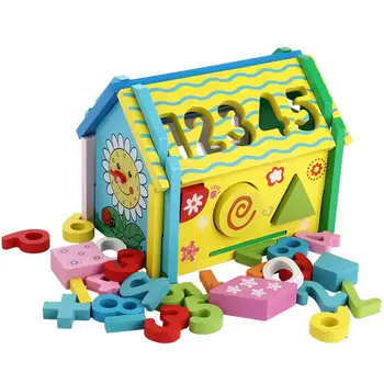 Removable Wooden Digital House Disassembly and Assembly Geometry Building Blocks Educational Toys
Removable Wooden Digital House Disassembly and Assembly Geometry Building Blocks Educational Toys