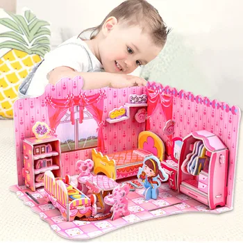 3D Puzzle Paper DIY Fun Board Early Learning Architectural House Montessori Kids Dissection Shapes BM88 
3D Puzzle Paper DIY Fun Board Early Learning Architectural House Montessori Kids Dissection Shapes BM88