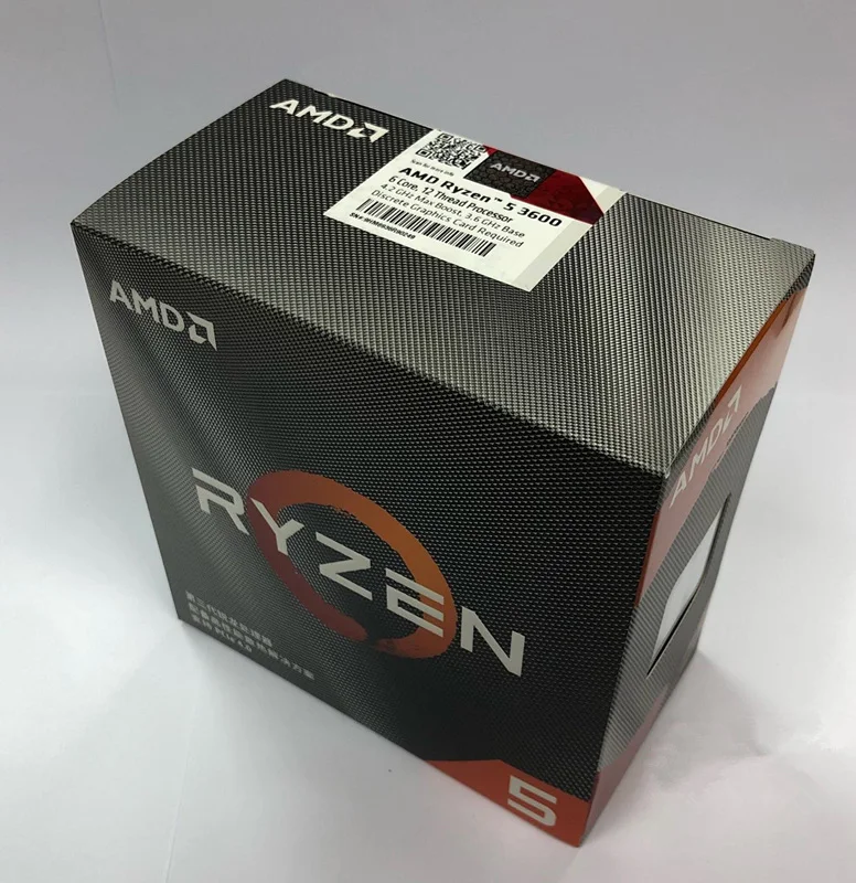 AMD Ryzen 5 3600, 3.6GHz Six cores, twelve wires PU processor 7NM 65W L3 = 32M 100-000000031 Socket AM4 new and with fan
AMD Ryzen 5 3600, 3.6GHz Six cores, twelve wires PU processor 7NM 65W L3 = 32M 100-000000031 Socket AM4 new and with fan