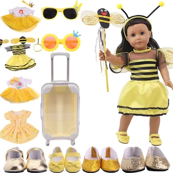 Doll Accessories, Shoes, Umbrella, Suitcase, Glasses, For 18-inch American Doll And 43cm Reborn Baby Doll, Children's Toy Gift
Doll Accessories, Shoes, Umbrella, Suitcase, Glasses, For 18-inch American Doll And 43cm Reborn Baby Doll, Children's Toy Gift