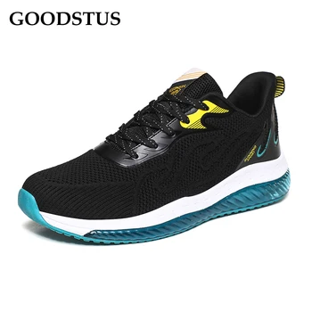 GOODSTUS Men Mesh Sneaker Breathable Air Cushion Comfortable Height Increase Solid Simple Style Laceup Couple Running Sport Shoe 
GOODSTUS Men Mesh Sneaker Breathable Air Cushion Comfortable Height Increase Solid Simple Style Laceup Couple Running Sport Shoe