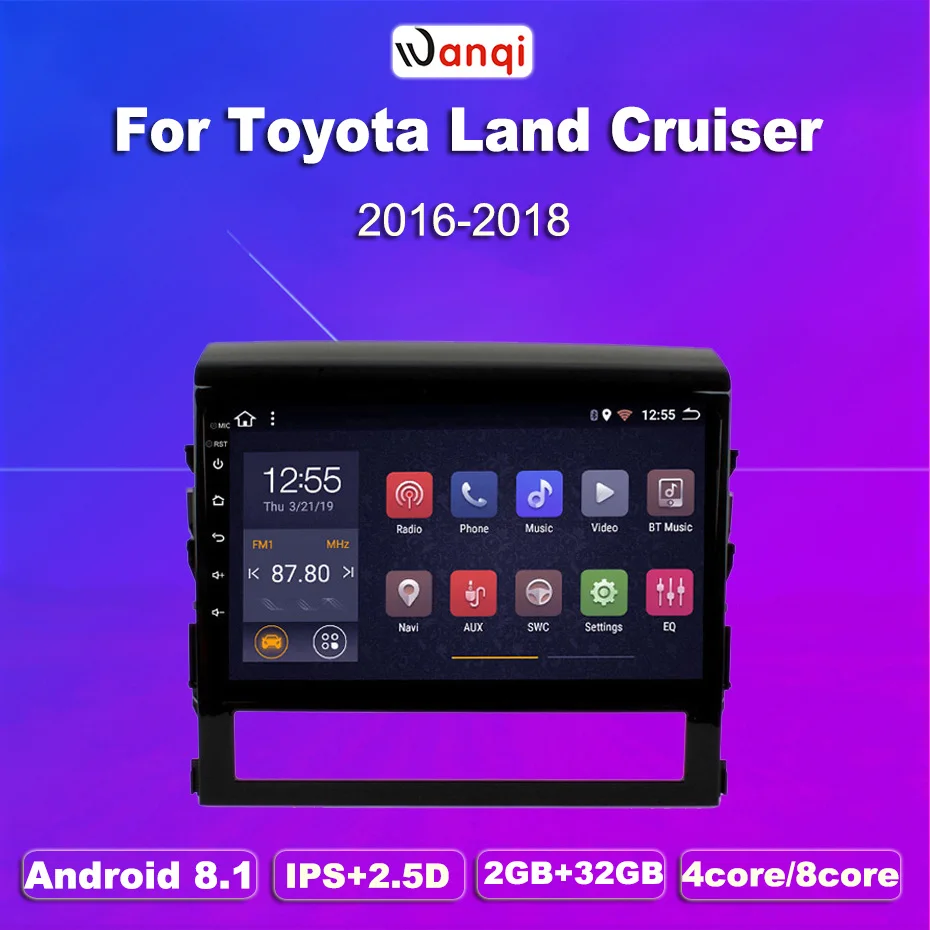 2G ram 32G rom 9 дюймов android 8 1 автомобильный мультимидийный навигатор навигация для toyota