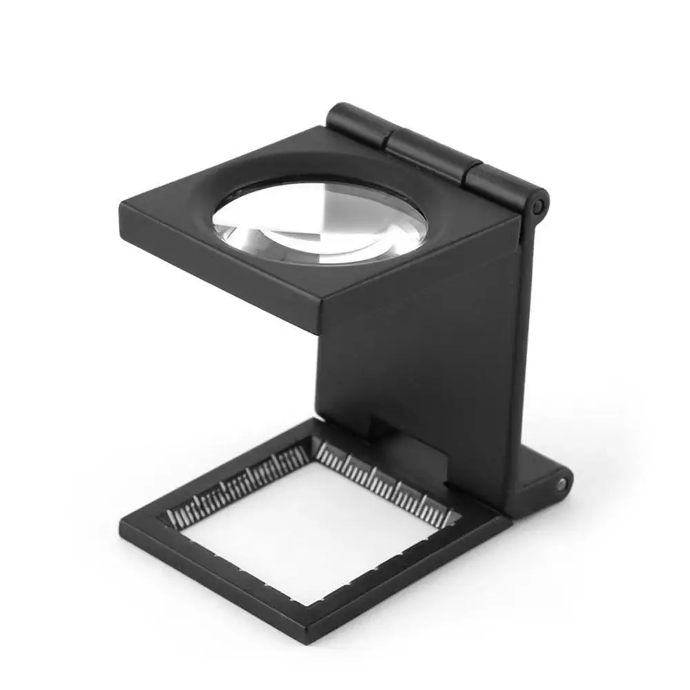 10X Microscope Folding Magnifier Stand Loupe with Scale for Textile Optical Foldable Magnifying Glass Tool
10X Microscope Folding Magnifier Stand Loupe with Scale for Textile Optical Foldable Magnifying Glass Tool