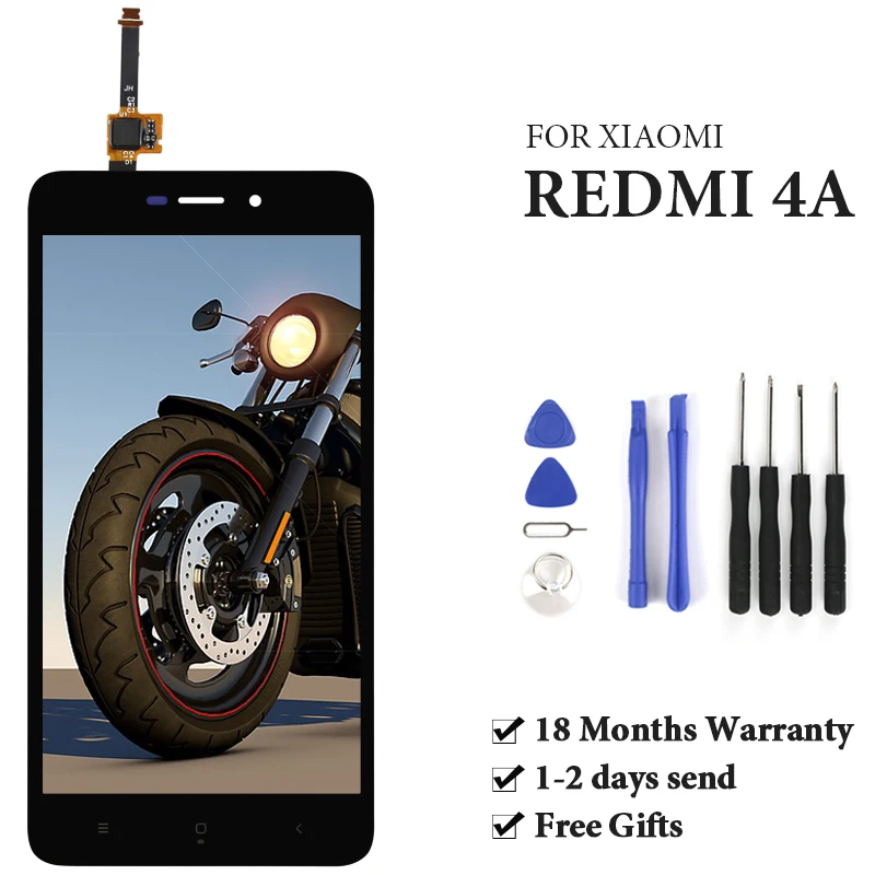 Phone Replacement Touch Screen For Redmi 4A LCD Display With Frame Digitizer Assembly 5 Inch OEM High Quality With Tool
Phone Replacement Touch Screen For Redmi 4A LCD Display With Frame Digitizer Assembly 5 Inch OEM High Quality With Tool