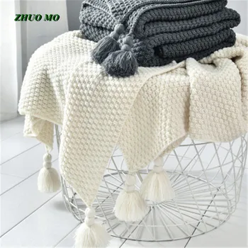 Nordic Sofa Throw Blanket For Beds Hand-Knitted Knitted Wool Blanket Leisure Blankets Chunky Knit Blanket Photo Props Tassel
Nordic Sofa Throw Blanket For Beds Hand-Knitted Knitted Wool Blanket Leisure Blankets Chunky Knit Blanket Photo Props Tassel