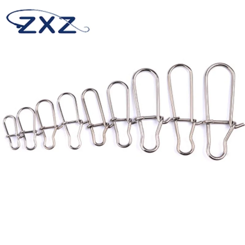 ZXZ100pcs Fishing Lure Pin Fast Clip Lock Fishing Connector Stainless Steel Safety Pin Rotatable Fishing Tackle For Bait Hook
ZXZ100pcs Fishing Lure Pin Fast Clip Lock Fishing Connector Stainless Steel Safety Pin Rotatable Fishing Tackle For Bait Hook