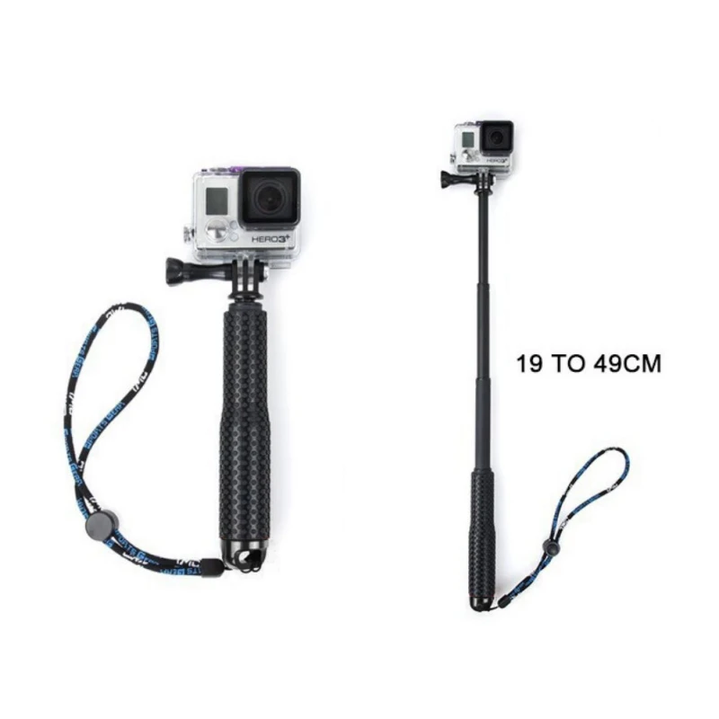 19 Inch Action Camera Handheld Monopod Extendable Camera Selfie Stick Light weight Tripod for SJ4000 for Gopro HERO 5/2/3/3+/4
19 Inch Action Camera Handheld Monopod Extendable Camera Selfie Stick Light weight Tripod for SJ4000 for Gopro HERO 5/2/3/3+/4