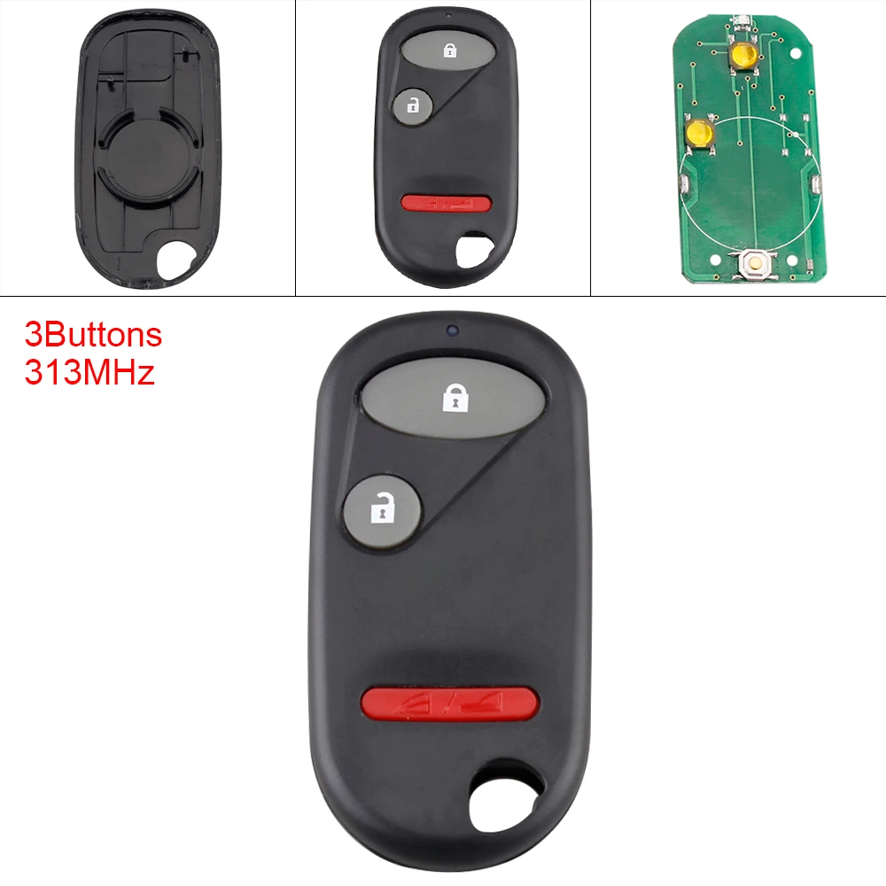 313.8MHz 3 Buttons Car key replacement Keyless Uncut Flip Remote Key Fob OUCG8D-344H-A fir for Honda 2002 2003 2005-2011
313.8MHz 3 Buttons Car key replacement Keyless Uncut Flip Remote Key Fob OUCG8D-344H-A fir for Honda 2002 2003 2005-2011