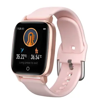 T1 Thermometer Smart Watch Body Temperature Measure Heart Rate Monitor Waterproof Call Message Reminder Bluetooth Smartwatch
T1 Thermometer Smart Watch Body Temperature Measure Heart Rate Monitor Waterproof Call Message Reminder Bluetooth Smartwatch