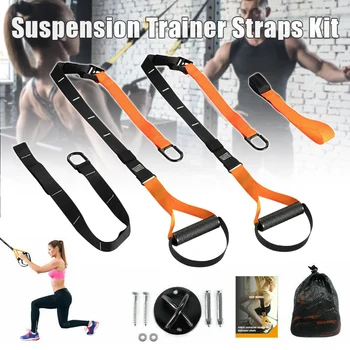 High Quality Suspension Trainer Straps Kit Resistance Band Bodyweight Home Workout Exercise Fitness Straps New N66
High Quality Suspension Trainer Straps Kit Resistance Band Bodyweight Home Workout Exercise Fitness Straps New N66