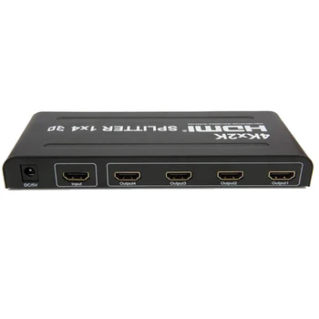 HDMI Splitter 1 In 4 Out HDMI 1.3 Distributor Divisor 1x4 Splitter Support UHD 1080P 3D 4K
HDMI Splitter 1 In 4 Out HDMI 1.3 Distributor Divisor 1x4 Splitter Support UHD 1080P 3D 4K