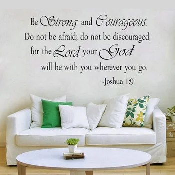 Motto Wall Paper Joshua 1:9 Quote Religious Vinyl Wall Decal Lettering
Motto Wall Paper Joshua 1:9 Quote Religious Vinyl Wall Decal Lettering