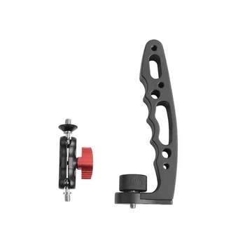 Aluminum Alloy Gimbal Stabilizer Versatile Handle Hand Grip Extension Rod Holder with Mini Magic Arm for Zhiyun Weebill S Camera
Aluminum Alloy Gimbal Stabilizer Versatile Handle Hand Grip Extension Rod Holder with Mini Magic Arm for Zhiyun Weebill S Camera