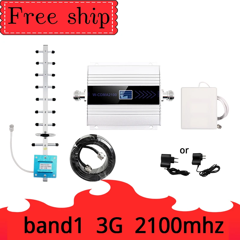 WCDMA 3G 2100MHz Repeater Mobile Signal Booster LCD Amplifier Cell Phone Amplifier Ripetitore band 1 Signal Booster
WCDMA 3G 2100MHz Repeater Mobile Signal Booster LCD Amplifier Cell Phone Amplifier Ripetitore band 1 Signal Booster