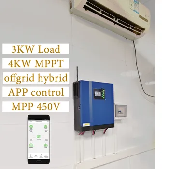 3KVA 3000W Pure Sine Wave Off Grid Hybrid Solar Inverter With Built-in 4000W MPPT Controller WIFI APP Control
3KVA 3000W Pure Sine Wave Off Grid Hybrid Solar Inverter With Built-in 4000W MPPT Controller WIFI APP Control
